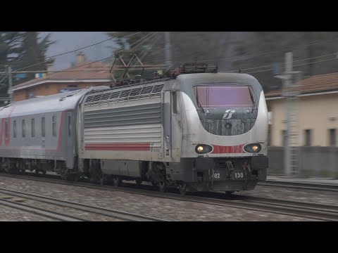 2018-03-24 La ferrovia del Brennero sul confine tra Veneto e Trentino - Stazione di Peri 1/8