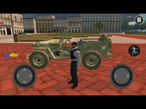 American Police Jeep Driving :  Police Game 2020