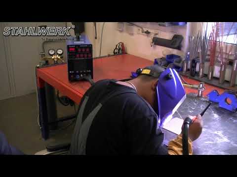 Videoanleitung STAHLWERK WIG TIG 200 Puls mit E-Hand