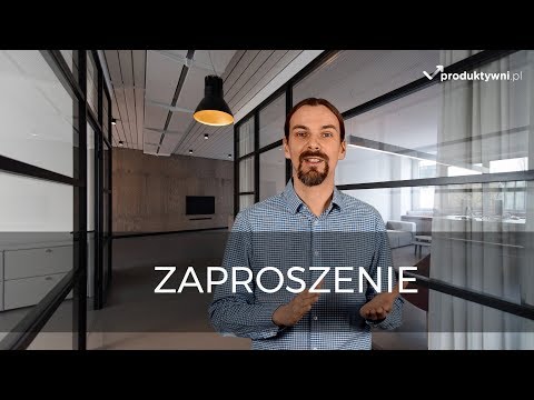 Produktywność krok po kroku - zaproszenie