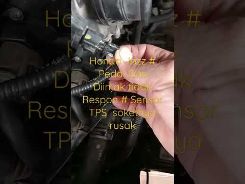 Honda Jazz # Gas Pedal Doesn't Respond When Pressed, TPS Sensor Socket is Damaged