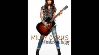 Miley Cyrus - If its makes you happy (NEW SONG) Without Sheryl Crow