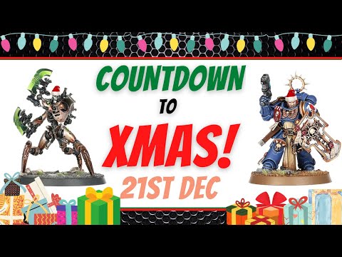 Necron Skorpekh Destroyers Vs Bladeguard Veterans - Countdown to Xmas - 21th Dec - Warhammer 40k