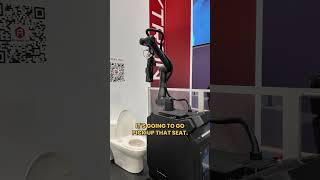 ✅ This Robot Cleans Toilets So You Don't Have To! 🚽🤖 Primech AI Hytron CES 2026 Booth Demo #ces2026