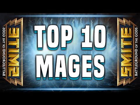My Top 10 Best Mages In Smite! - FrostFangs