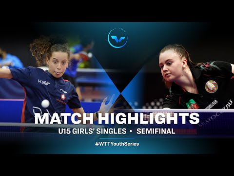 Hana Goda vs Veranika Varabyova | WTT Youth Star Contender Lisbon | U15 | GS | SF