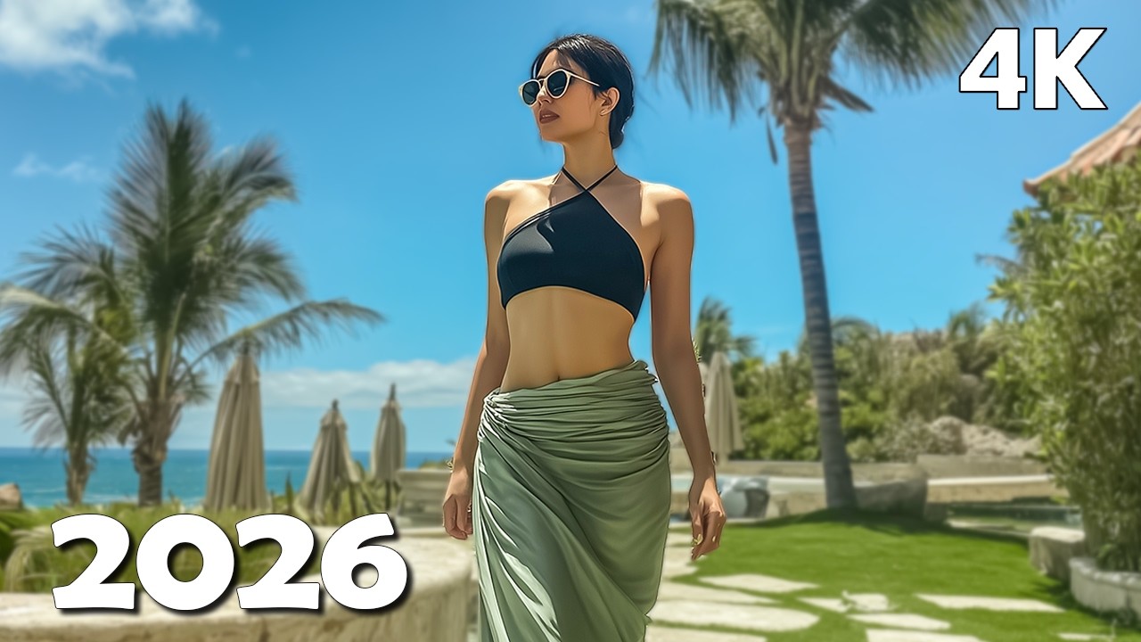 🌴 Tropical Summer Vibes 2025 | Chill Deep House Mix 🍸 | Ocean Sounds | Deep House Pulse