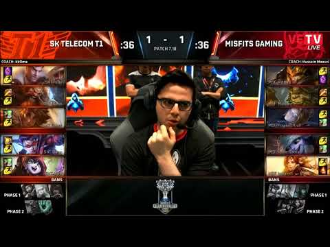 [Full Game] [SKT vs MSF] [Tứ Kết][CKTG2017][Ván 3]