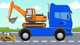 We study Construction Machinery | Educational video about Machines and Cars for everyone