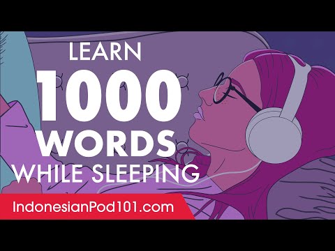 Indonesian Conversation: Learn while you Sleep with 1000 words