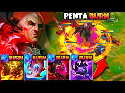 Swain but my abilities apply 5 burns at once and melt everything (PENTABURN SWAIN)