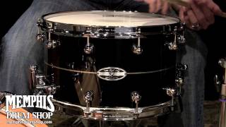 Video thumbnail for Pearl 14x8 Hybrid Exotic Kapur/Fiberglass Snare Drum by Memphis Drum Shop