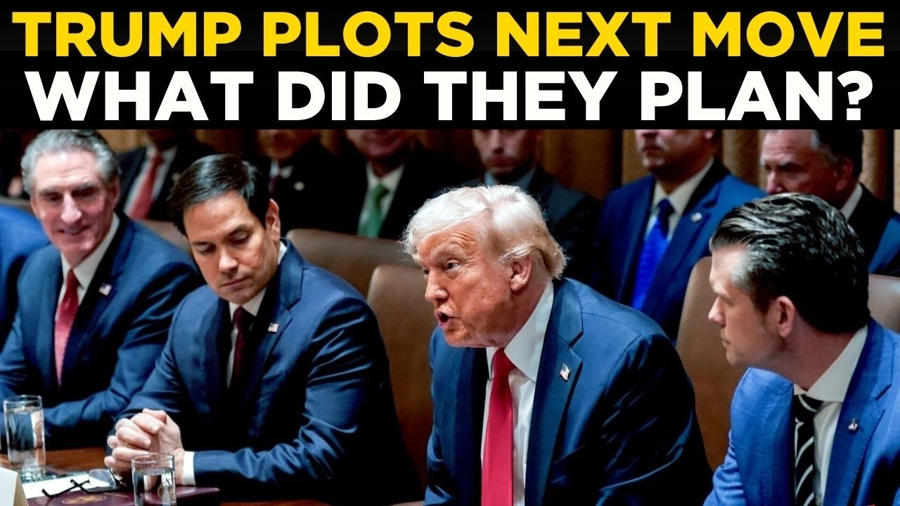 Donald Trump News LIVE: Trump PLOTS Next Strike, Secret Cabinet Meeting on Iran War Phase 2 REVEALED