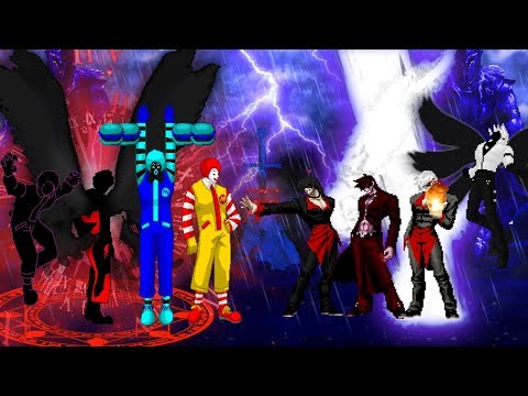 Scary Donald Team vs KOF Killer Bosses Team | KOF MUGEN