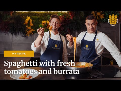 EP14 - Perfect Italian pasta recipe - SPAGHETTI with TOMATO SAUCE and BURRATA