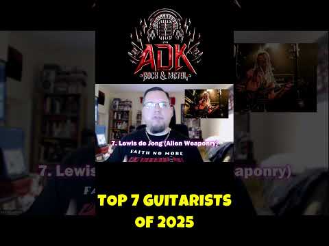 TOP 7 GUITARISTS ALIEN WEAPONARY