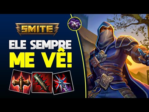 Fica difícil! Ele SEMPRE me vê! LOKI - ⚡ Smite BR Ranked Duelo