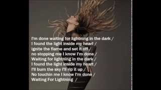 Cheryl - Only Human Album - Waiting For Lightning Lyrics