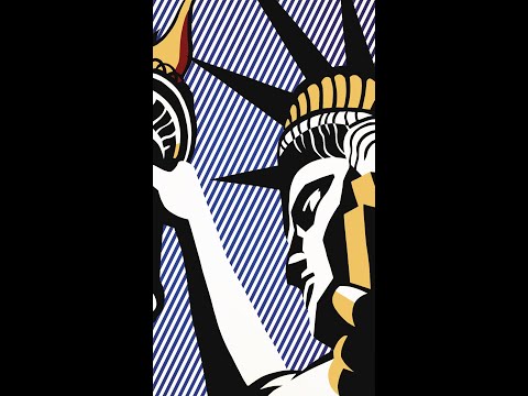 I Love Liberty | A composition of Roy Lichtenstein pop art