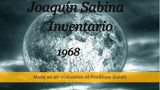 Joaquín Sabina - Inventario - 1968