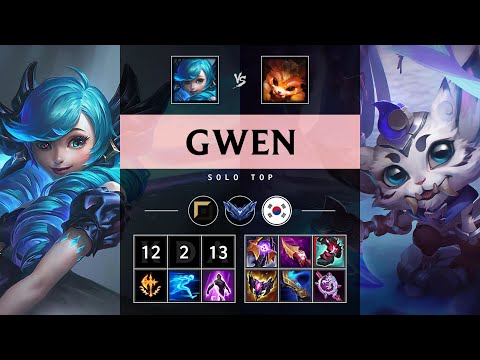 Gwen Top vs Gnar - KR Diamond Patch 25.S1.3