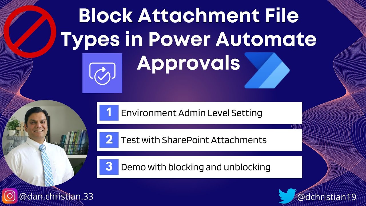 Block Attachment File Types in Power Automate Approvals