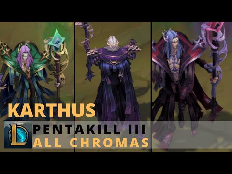 Pentakill Lost Chapter Karthus All Chromas - League of Legends