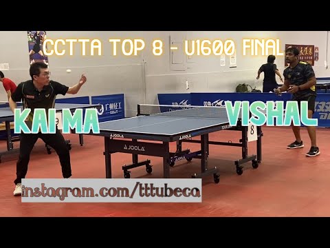 Vishal SURYAVANSHI [1503] vs Kai MA [1411] - CCTTA Top8 - U1600 - Final - 26 Mar 2023