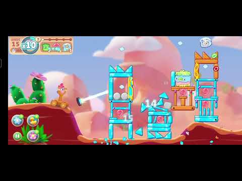 @AngryBirds Cross Angrybird  Rocky Canyons cross level 1341 to 1345 #268 #gameplay #nocopyright