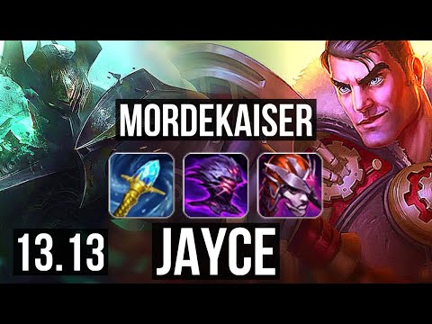 MORDEKAISER vs JAYCE (TOP) | 5/1/7, 800+ games | KR Master | 13.13