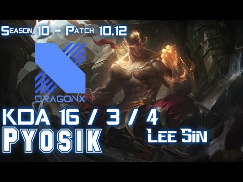 DRX Pyosik LEE SIN vs KAYN Jungle - Patch 10.12 KR Ranked