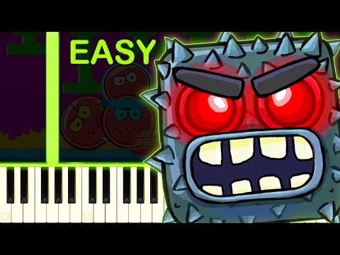 BOSS THEME | RED BALL 4 - EASY Piano Tutorial