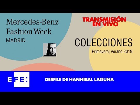 Desfile de Hannibal Laguna en Mercedes Benz Fashion Week Madrid