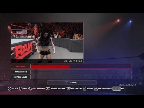 WWE 2K18 Universe Mode Paige brutalizes AJ Lee