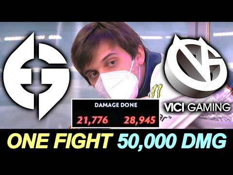 EG vs VG Game 2 (EPIC) 50,000 Damage Done in One Fight! TI10 Main Event