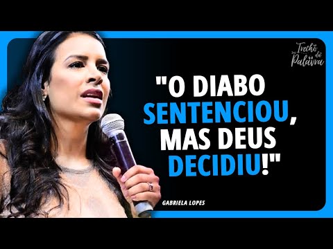 O PESO que SATANÁS COLOCOU EM VOCÊ (e precisa sair!) | Gabriela Lopes