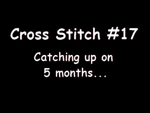 Cross Stitch #17: Catching up on 5 months...