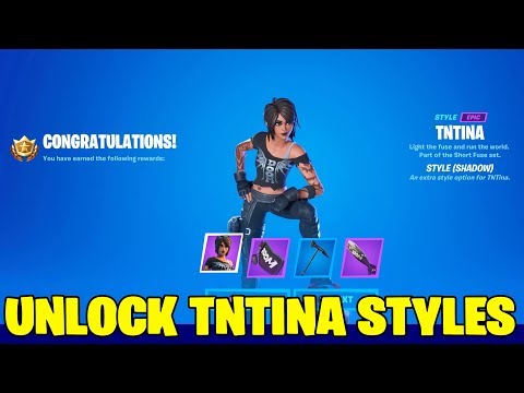 Fortnite shadow Tntina.How to unlock shadow Tntina.Ghost Tntina - Destroy Dropboxes