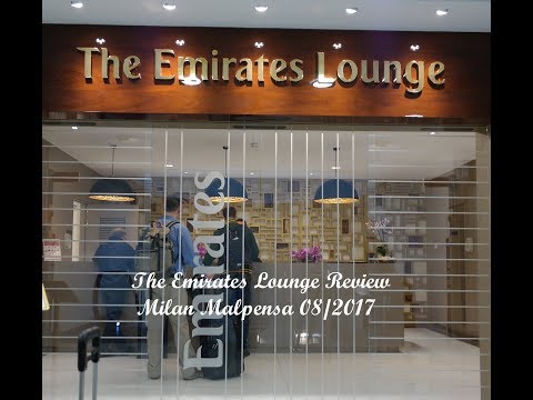 Avaliação do Emirates Lounge - Milão Malpensa (4K)