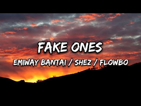 Fake Ones (Lyrics) - Emiway bantai x Shez x Flowbo #trending#viral #music#lyricalhub#newsong#musica