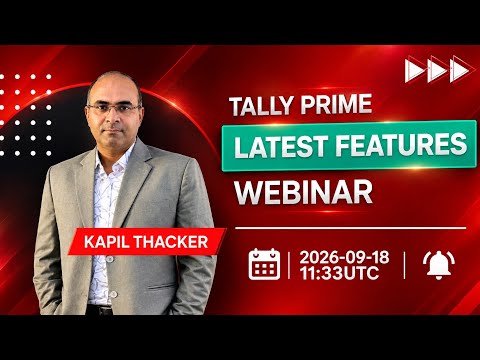 Master Tally Prime’s Latest Features 🚀 | Join Our Exclusive Webinar & Upgrade Your Skills!