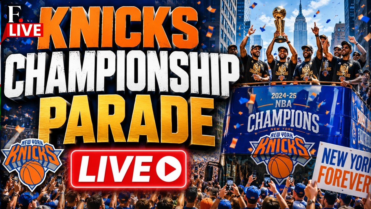 NBA LIVE: New York Celebrates Knicks’ NBA Championship with Massive Victory Parade
