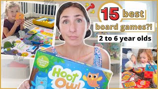 15 BEST BOARD GAMES FOR TODDLERS + PRESCHOOLERS (Cooperative