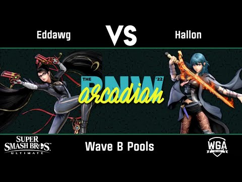 Eddawg (Bayonetta) vs. Hallon (Byleth) - Pools, Wave B - The Pacific Northwest Arcadian 2022
