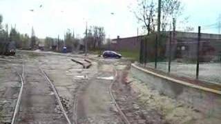 preview picture of video 'Tram cabin view - Linia 5. Chorzów Batory zajezdnia.'