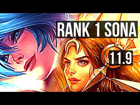 SONA & Varus vs LEONA & Jinx (SUPPORT) | Rank 1 Sona, 6/2/14, Dominating | KR Challenger | v11.9