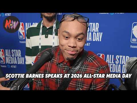 Scottie Barnes corrects American reporter on how to properly say "Toronto"