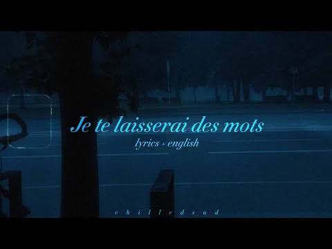 Patrick Watson - Je te laisserai des mots (lyrics / english translate)