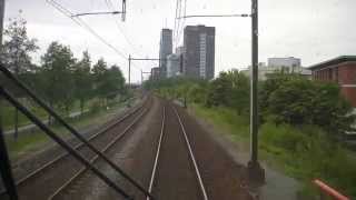 preview picture of video '[cabinerit] A train driver's view: Lelystad Centrum - Almere Centrum, 28-Apr-2014.'