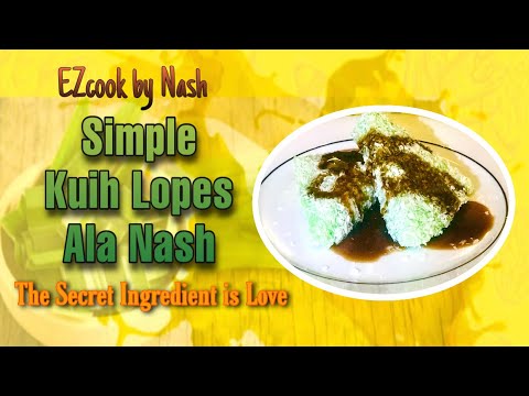 Kuih Lopes | Glutinous Rice with Brown Sugar Syrup | Malaysian Kitchen in Germany